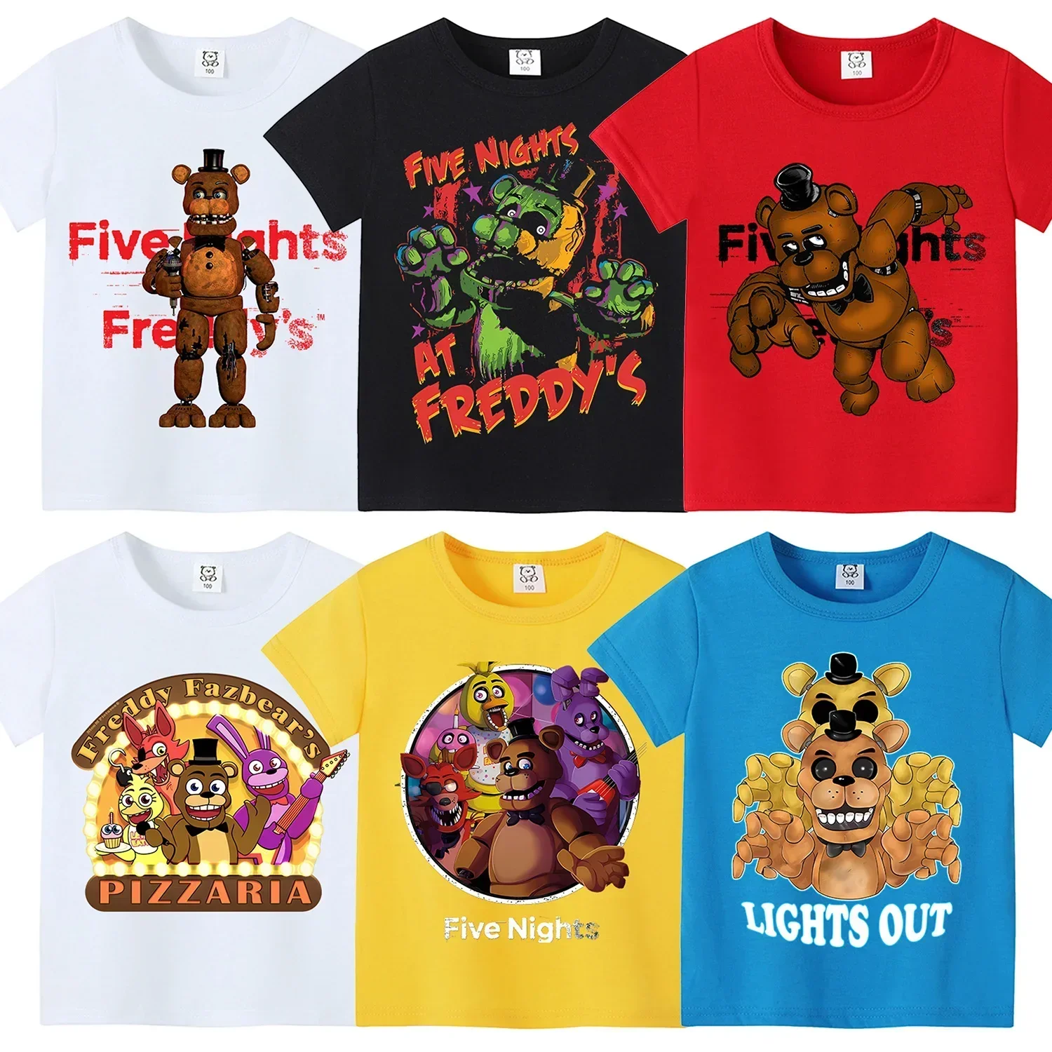 Baby Products Manufacturers - Five Nights Freddys Theme Short Shirt