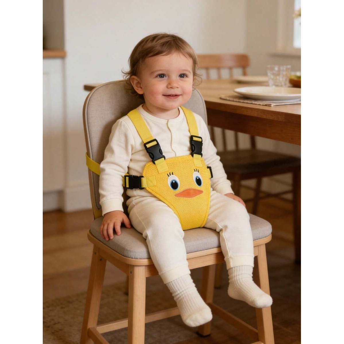 Baby High Chair Booster - 1pc Adjustable Baby High Chair Safety