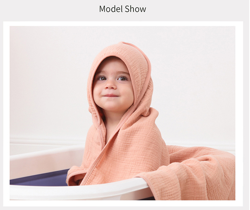 Cotton Gauze Baby Bathrobe Hoo - Baby Swaddle Blanket review and price
