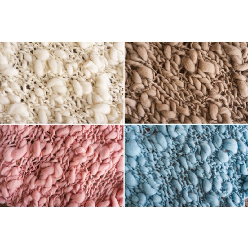 Chunky Knit Merino Baby Blanke - Baby Swaddle Blanket review and price