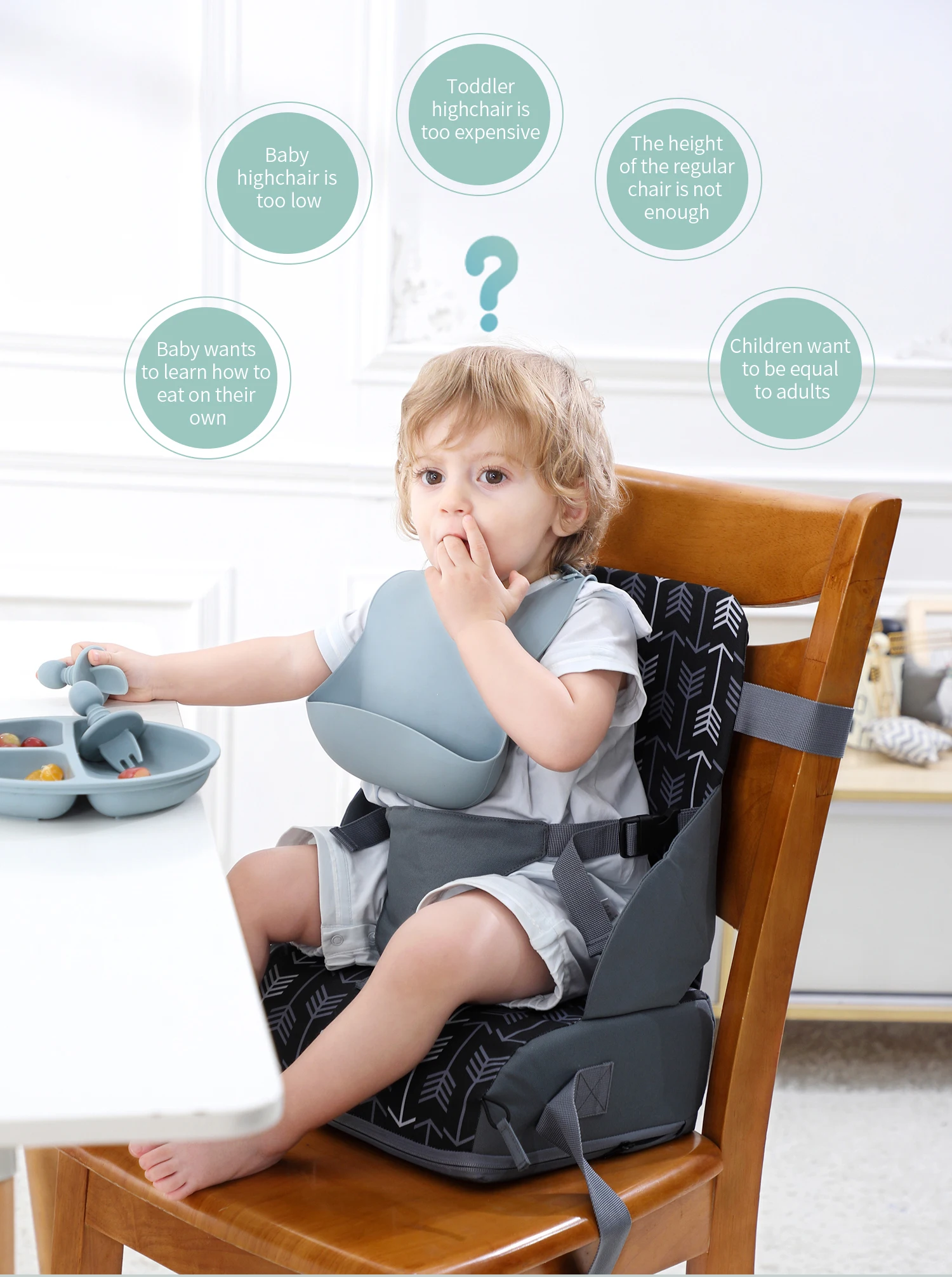 INSULAR Portable Foldable Anti - Baby High Chair Booster review and price