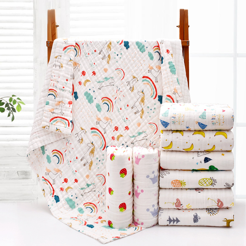 4-Layer Gauze Infant Washcloth - Baby Swaddle Blanket review and price