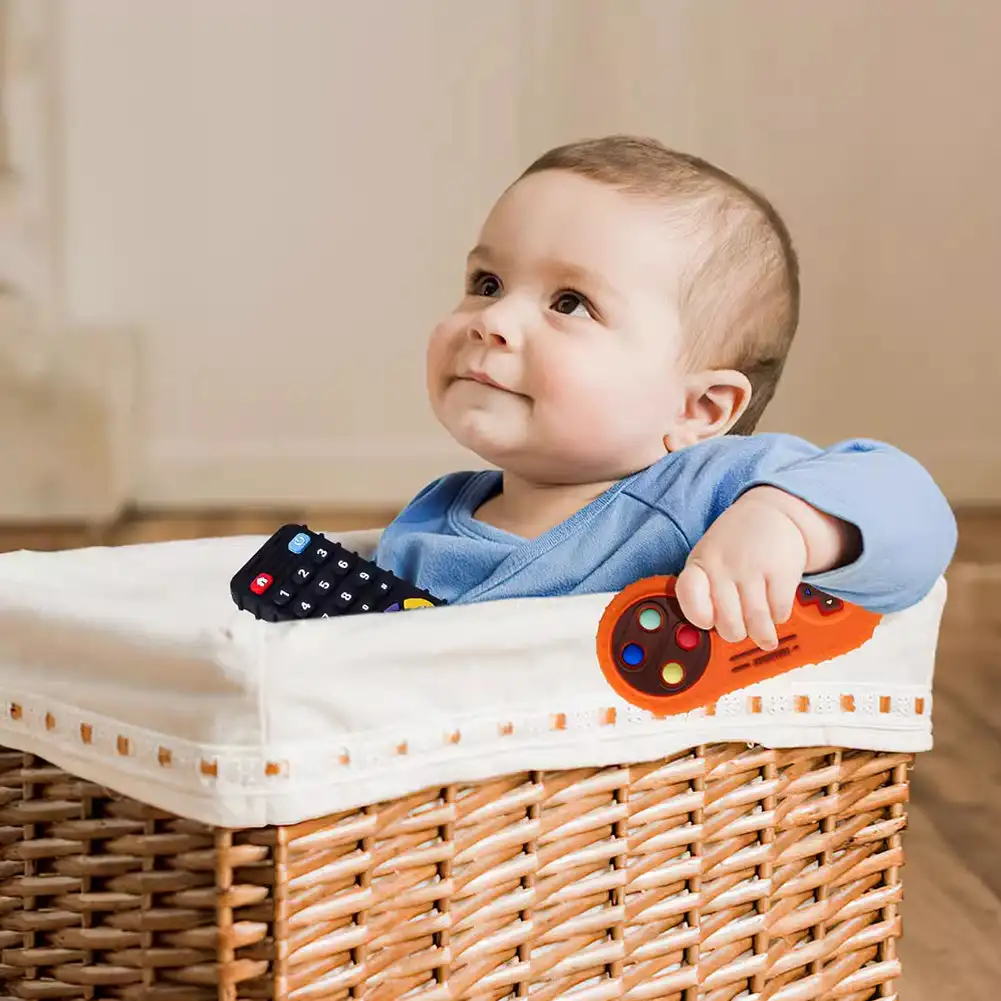 Baby Silicone Teether Toys Rem - Baby Products Toys review and price