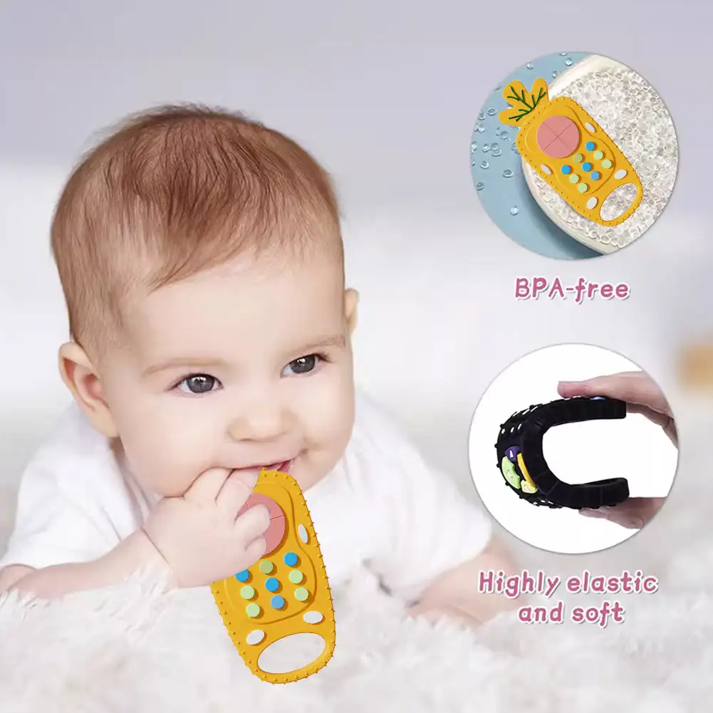 Baby Silicone Teether Toys Rem - Baby Products Toys review and price
