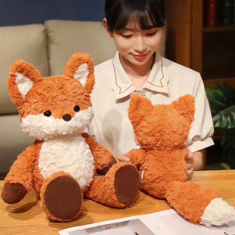 Cute Fluffy Fox Plush Toy Soft - Baby Products Toys review and price