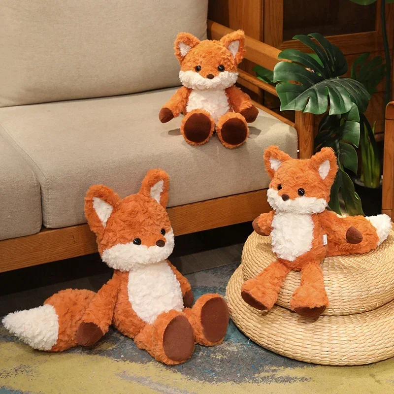 Cute Fluffy Fox Plush Toy Soft - Baby Products Toys review and price