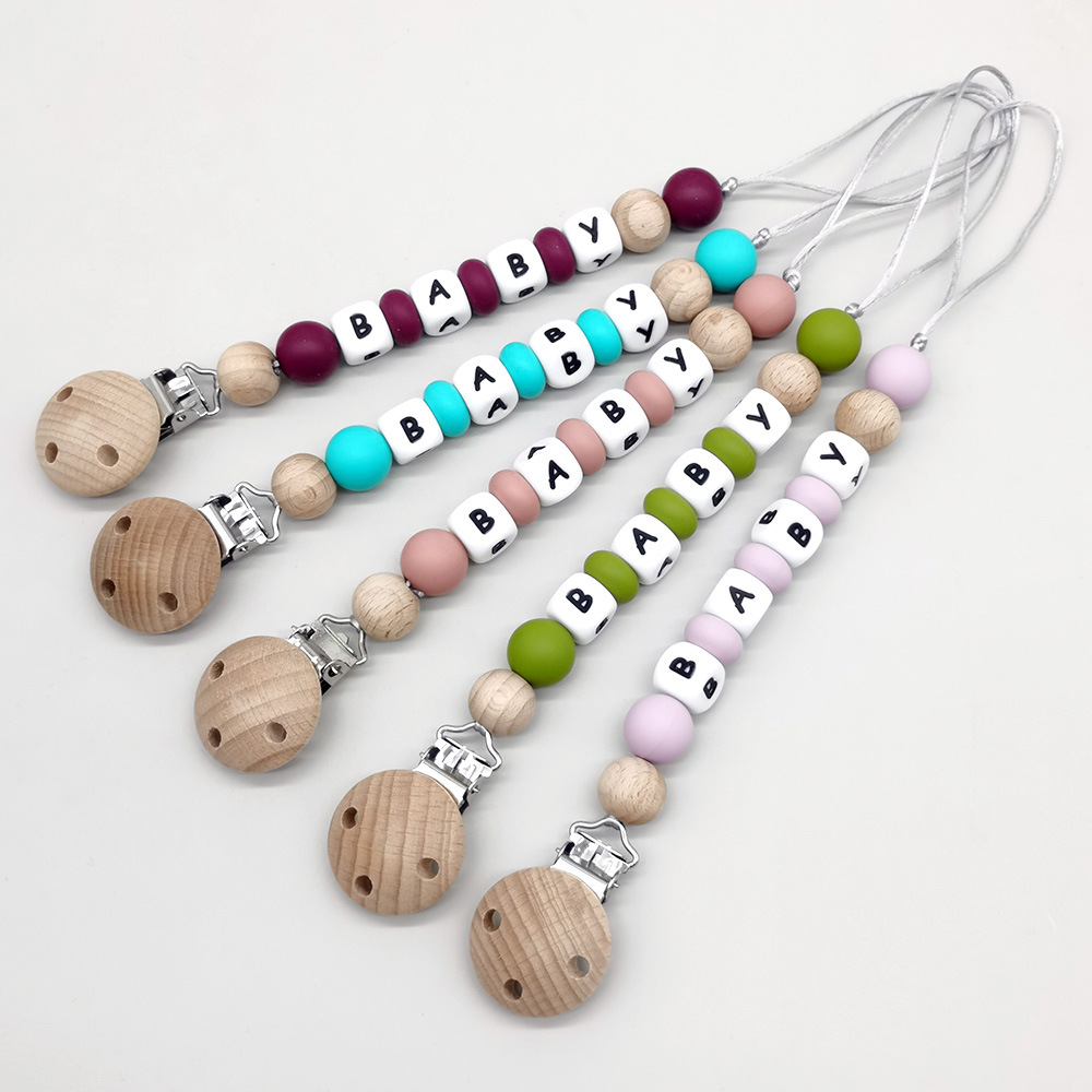 Custom Name Pacifier Clips Cha - Baby Products Toys review and price