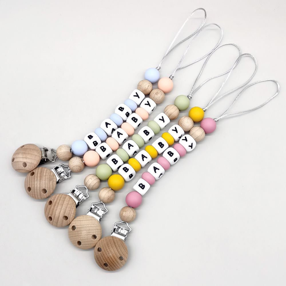 Custom Name Pacifier Clips Cha - Baby Products Toys review and price