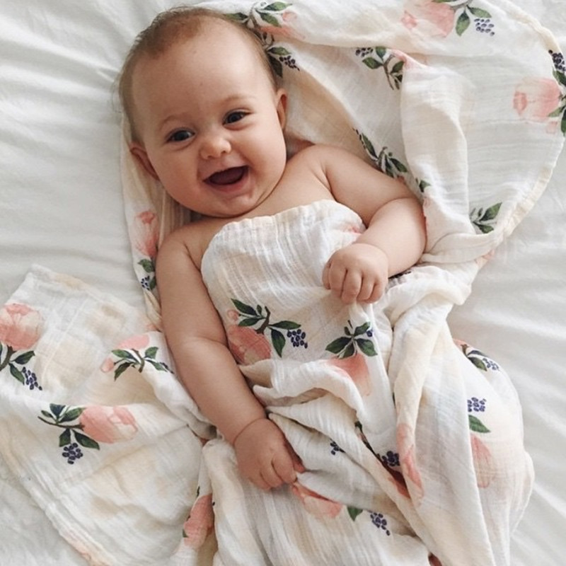 Rose 120x120cm 70% Bamboo 30%  - Baby Swaddle Blanket review and price