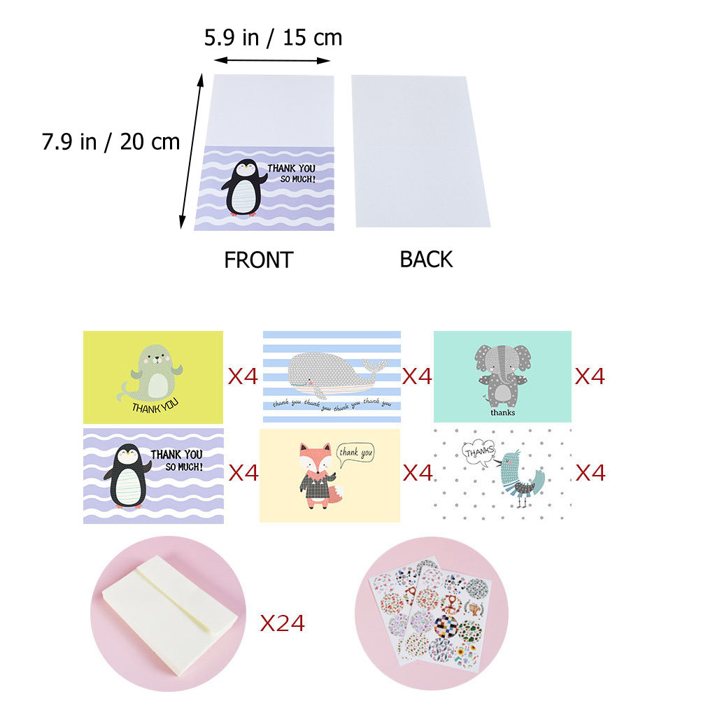 24 Sets Thank You Cards Bulk B - Baby Products Gift Card review and price
