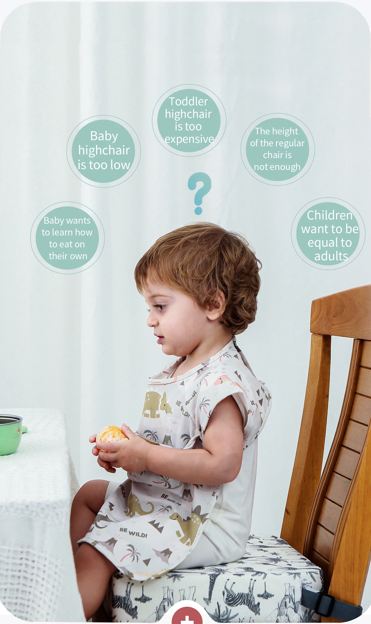 INSULAR Kids Booster Seat Cush - Baby High Chair Booster review and price