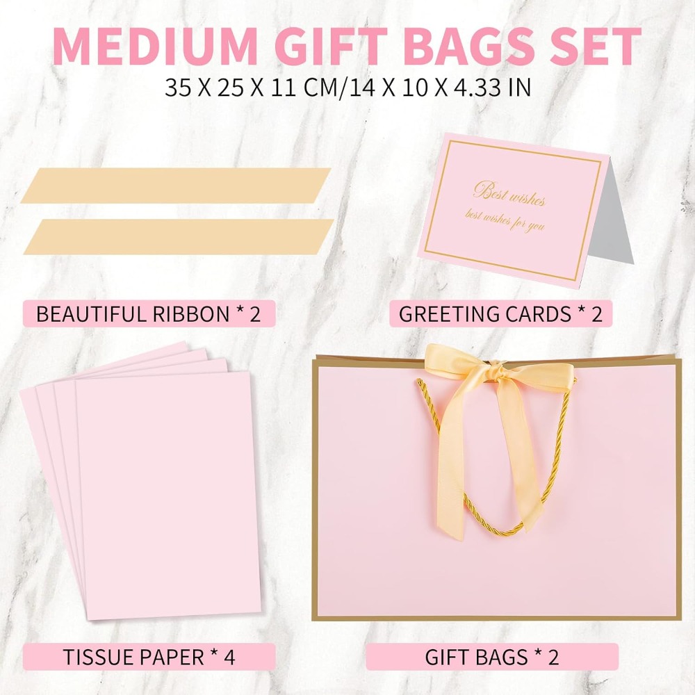 Pink Gift Bags with Handles, 1 - Baby Products Gift Card review and price
