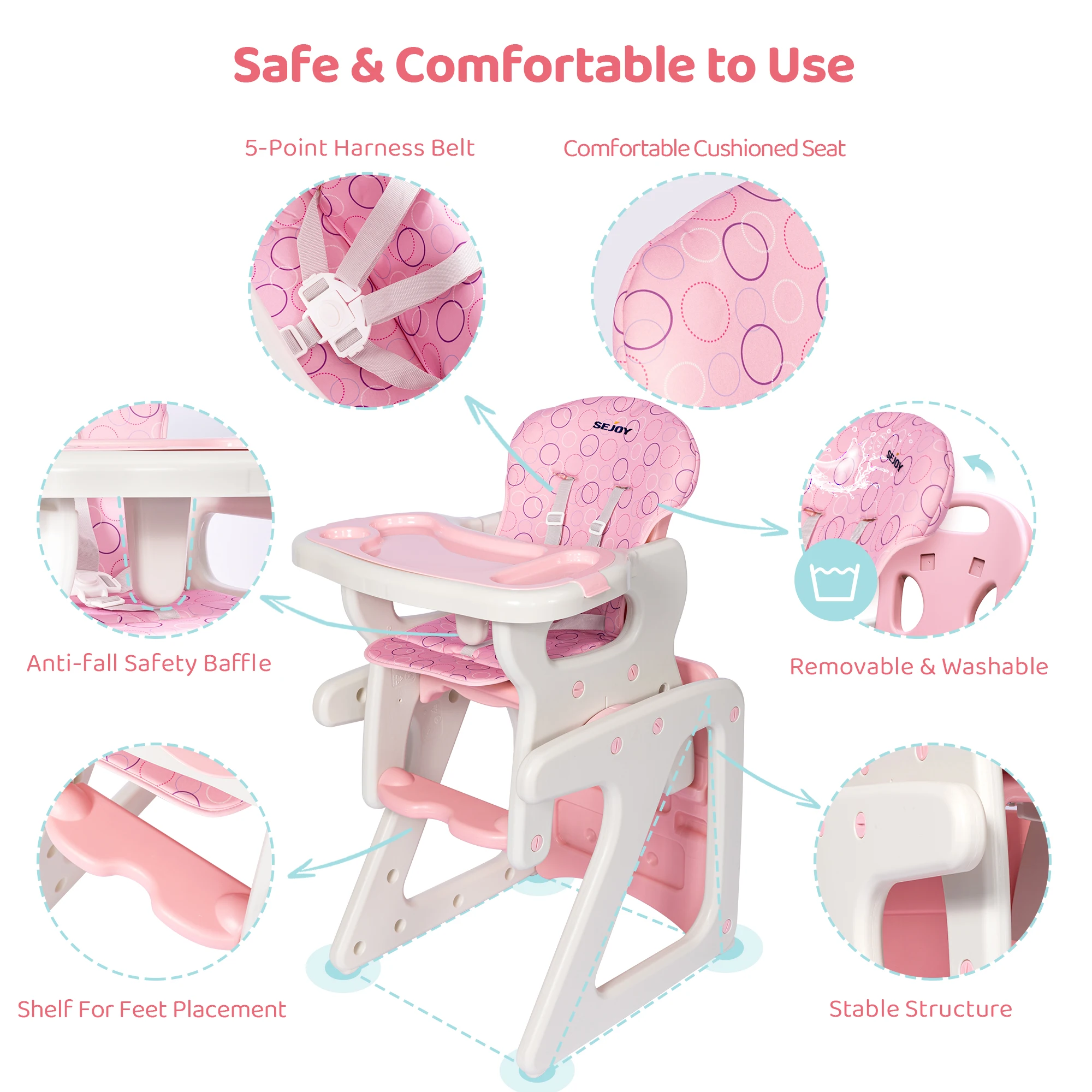 Baby Growth Chair - Convertibl - Baby High Chair Booster review and price